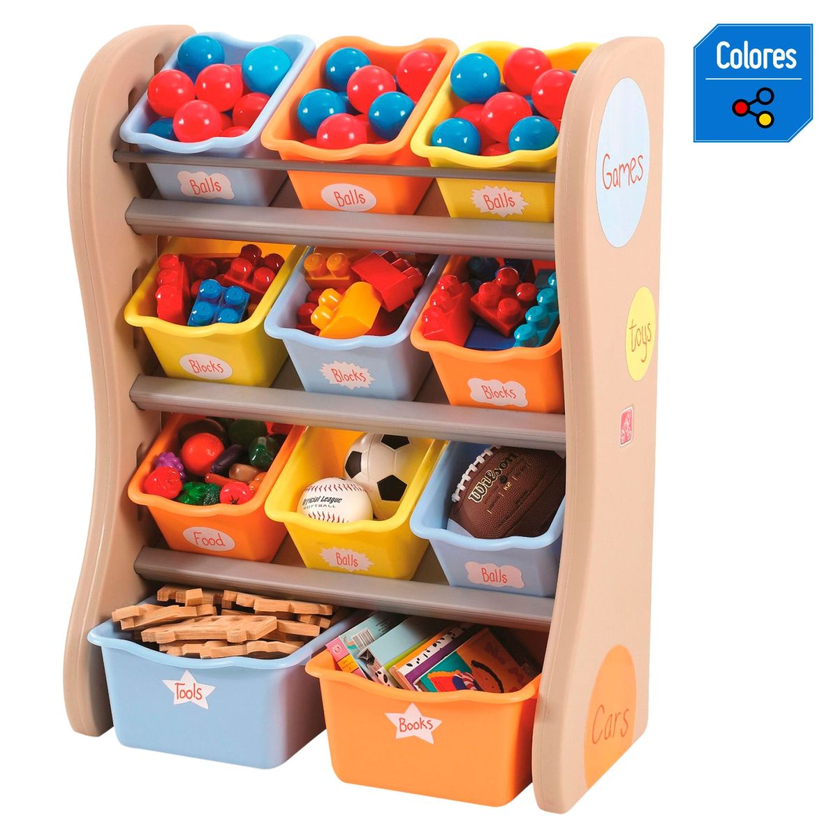 STEP 2 - Juguetera 11 cajas