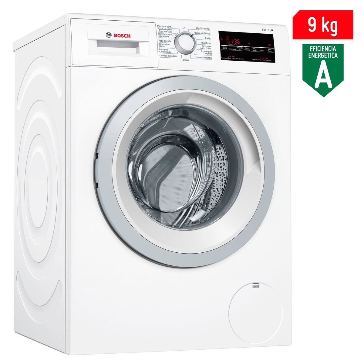 BOSCH - Lavadora Bosch 9 Kg WAT28404PE Blanco