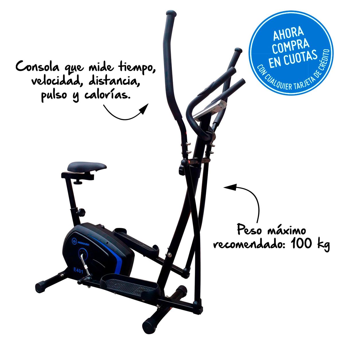 MONARK - Eliptica Trainer Monark E-401
