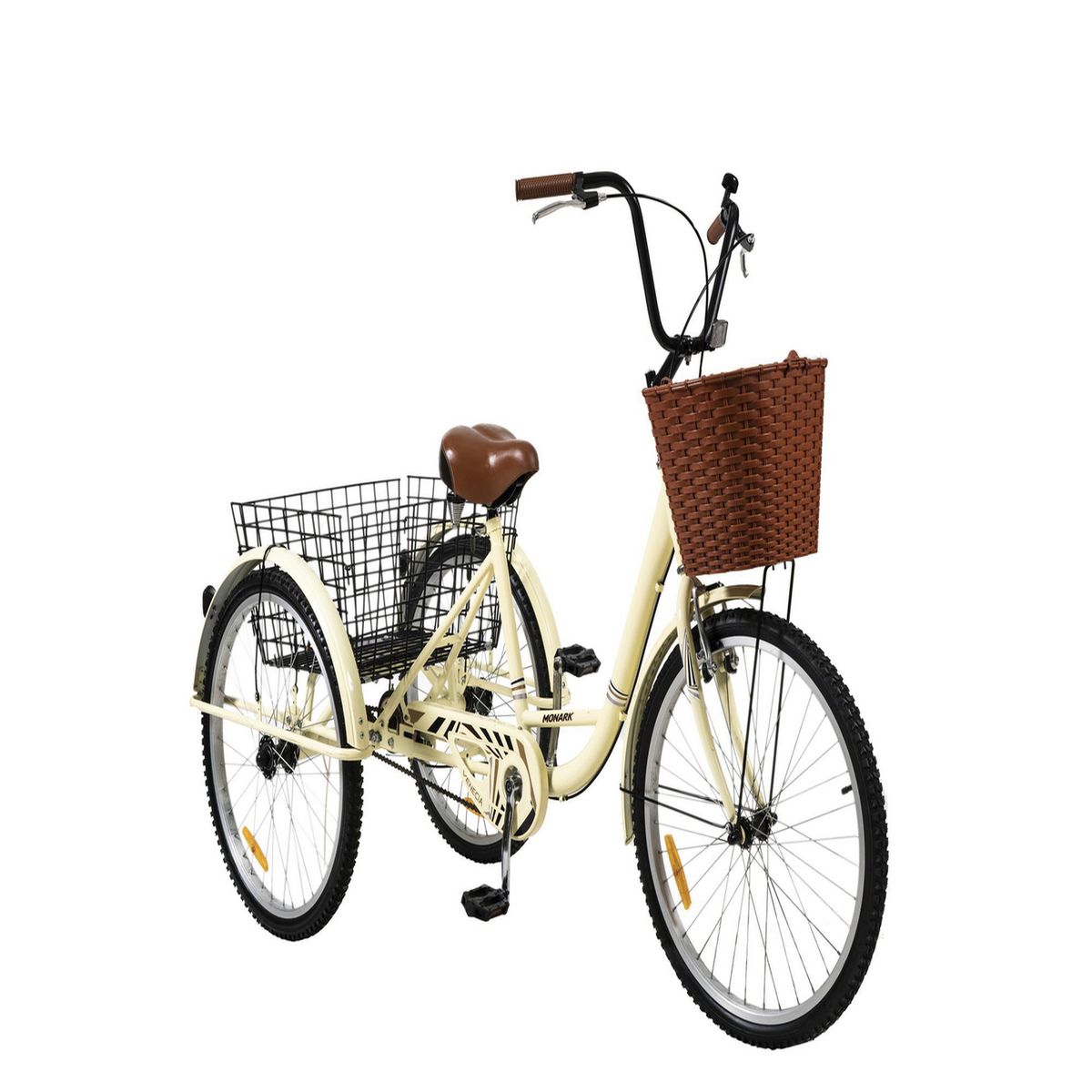 MONARK - Bicicleta Monark Tricicargo Venecia Aro 24'' Crema