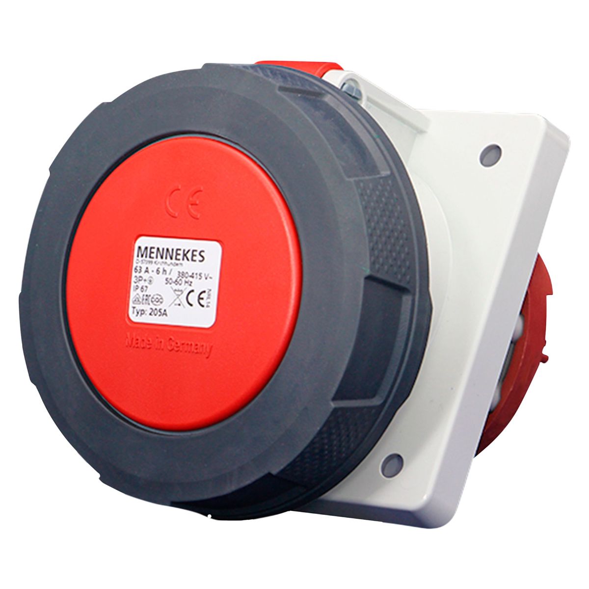 MENNEKES - Toma Empotrable 63A 3P