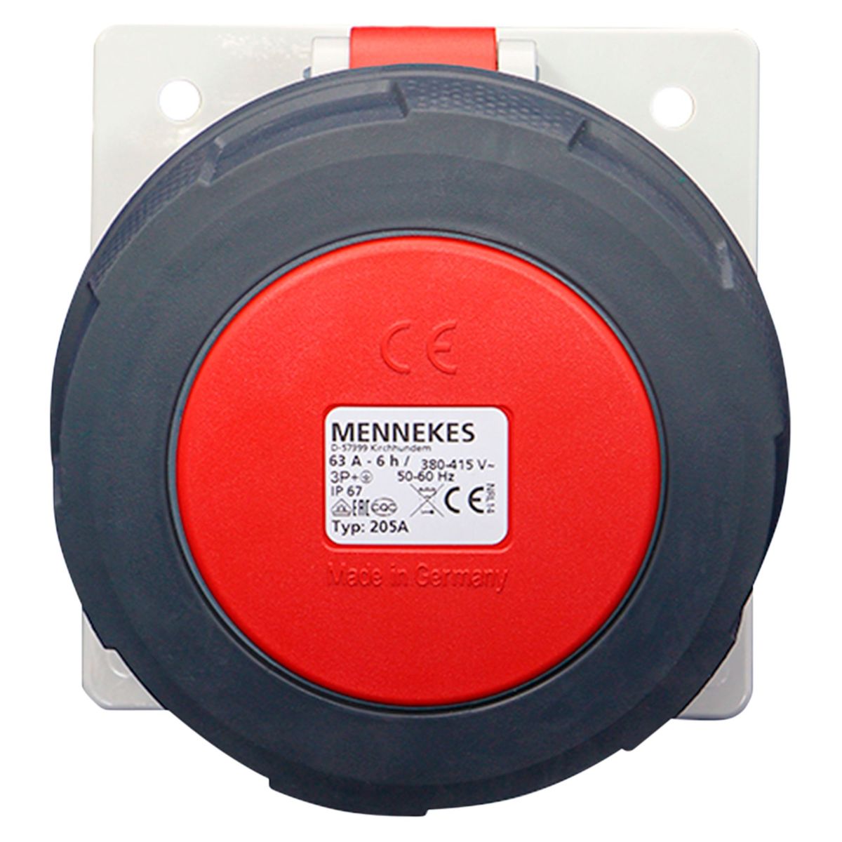 MENNEKES - Toma Empotrable 63A 3P