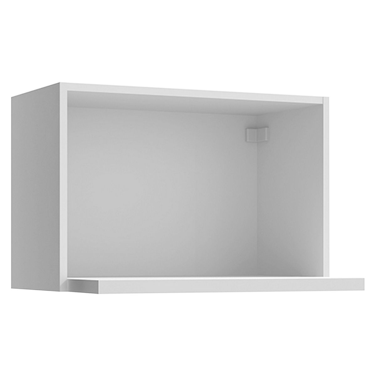 MADESA - Combo Mueble de Cocina Alacena Microondas + Mueble Organizador Alacena 2 Puertas Blanco