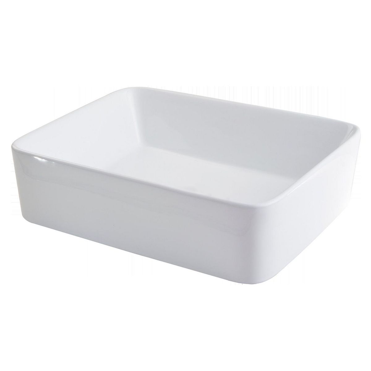 VAINSA - Lavamanos para Sobreponer Vainsa Sestri Rectangular Blanco