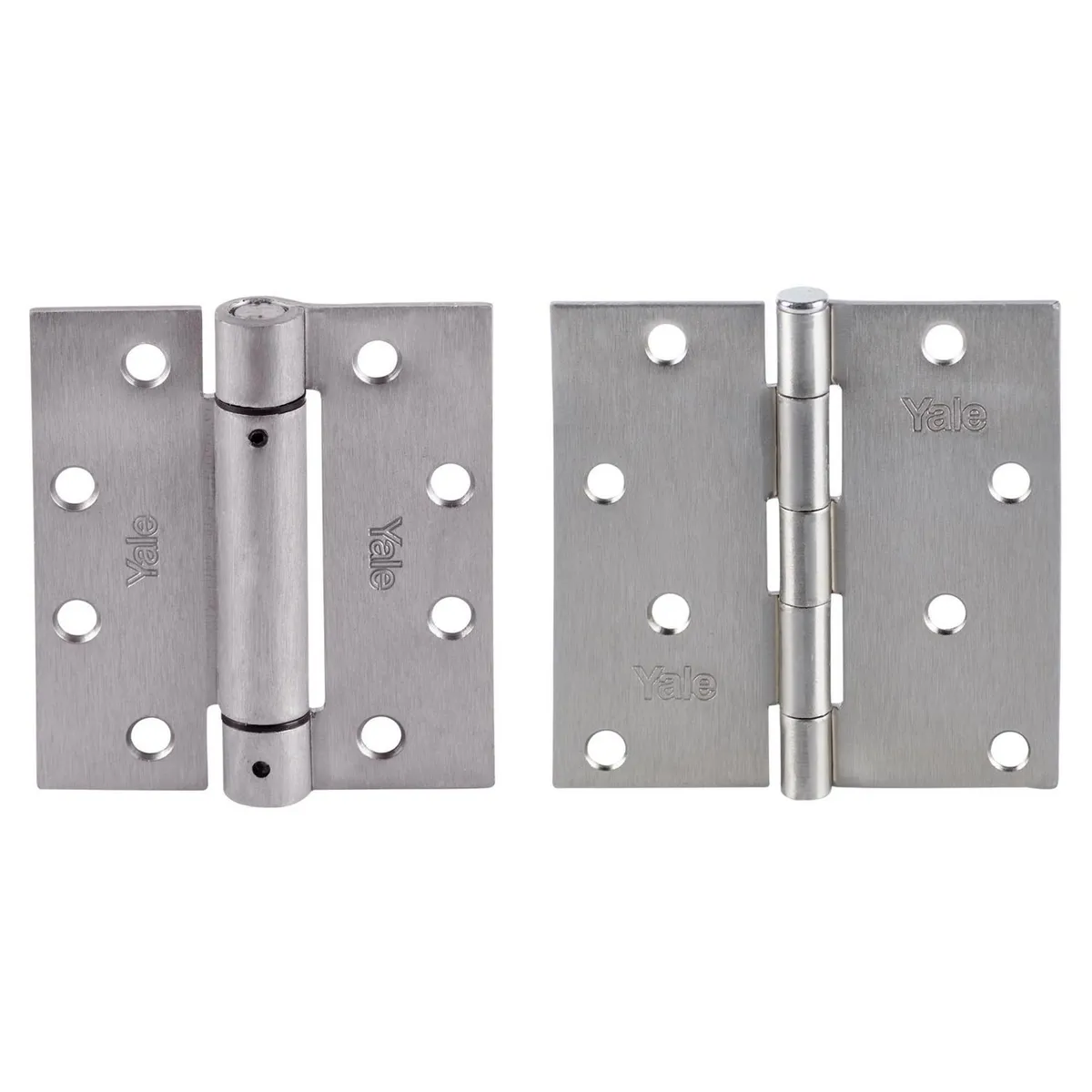 YALE - Kit Bisagra Cierra Puerta de Acero 114x102 mm.