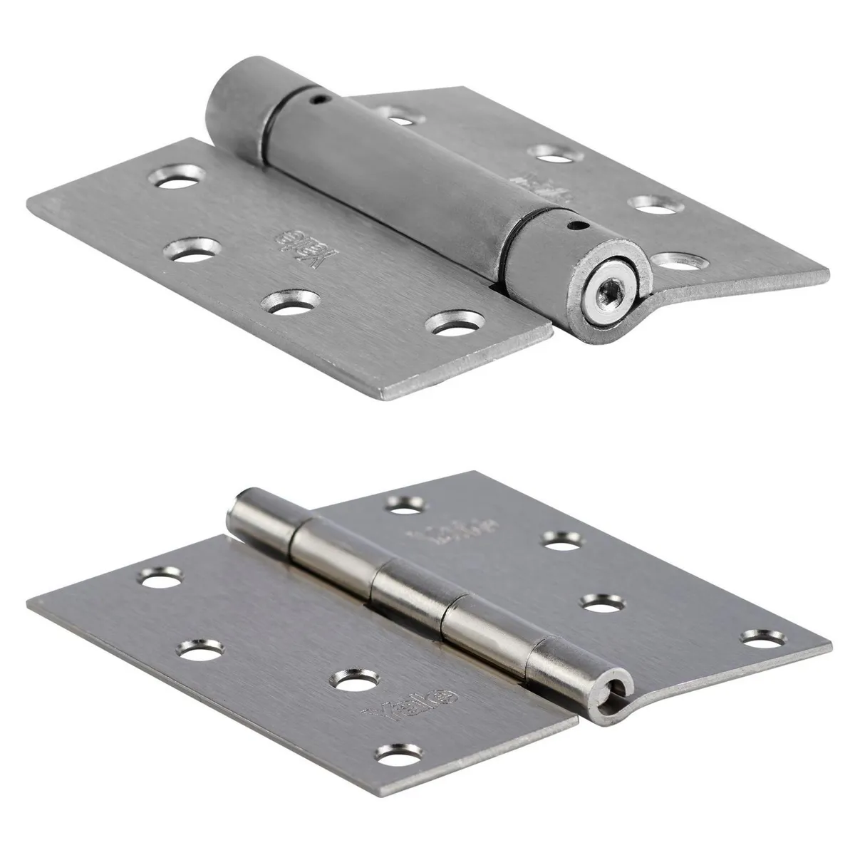 YALE - Kit Bisagra Cierra Puerta de Acero 114x102 mm.