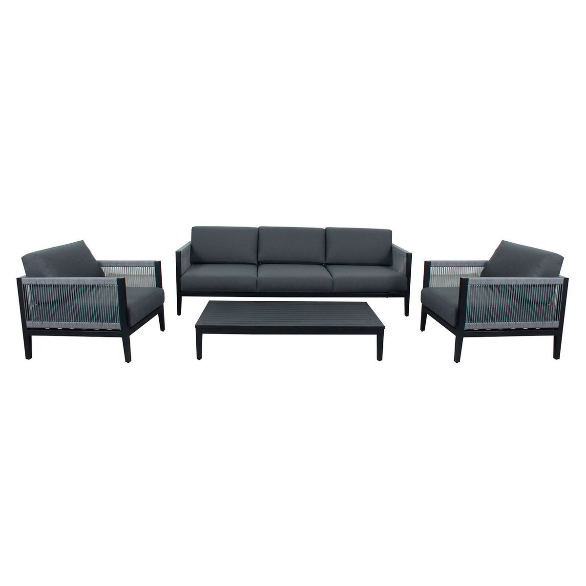 JUST HOME COLLECTION - Juego de living Calgary 4 personas