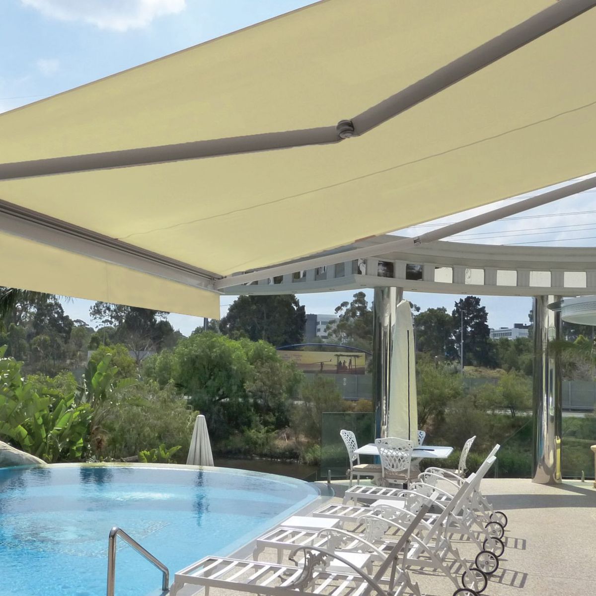 WINDOOR - Toldo Retráctil 3.95x2.5m Beige