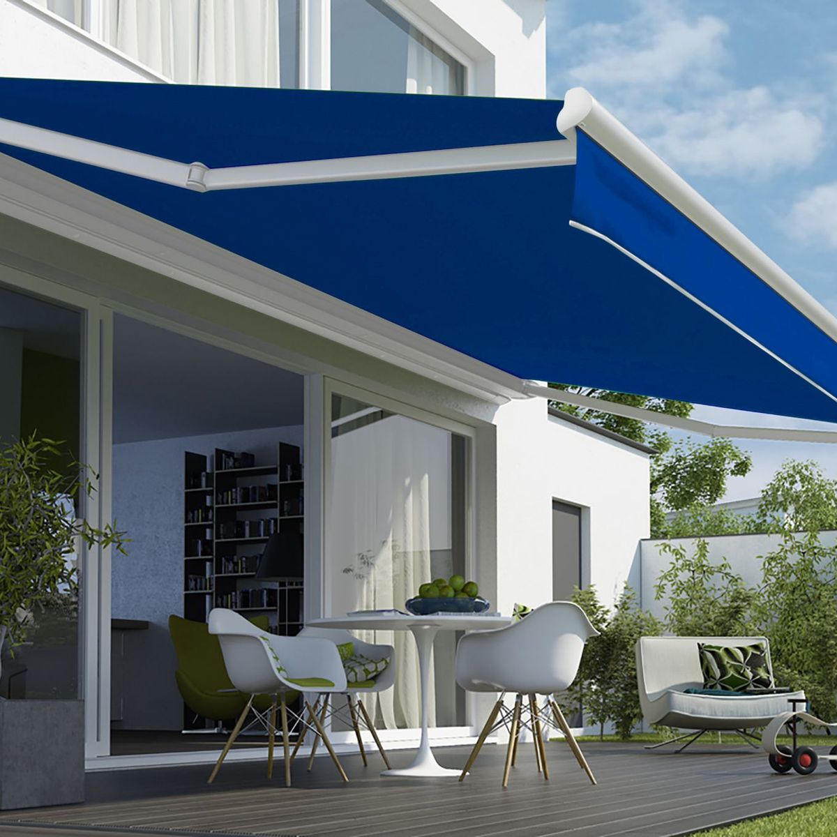 Toldo Retractil 3.95 x 2.50 m Azul, marca WINDOOR - Foto Principal