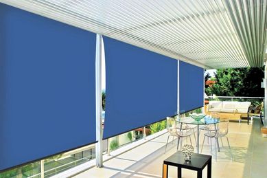 Toldo Retrctil Vertical 1.5x3m Azul