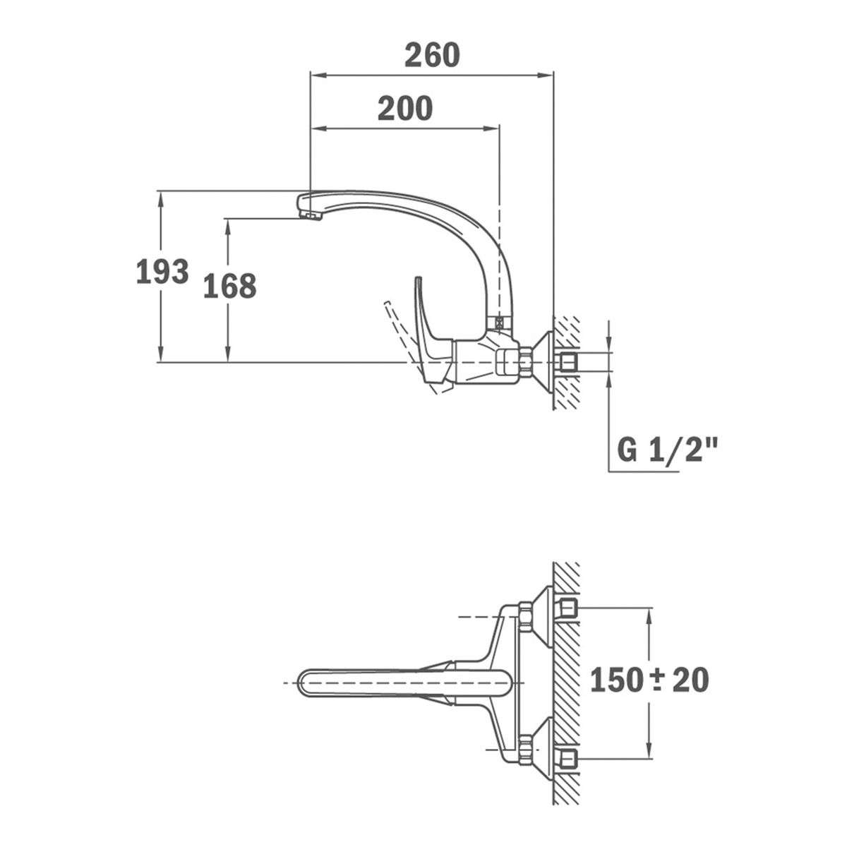 TEKA - Monomando de Cocina MB2 024 Alto