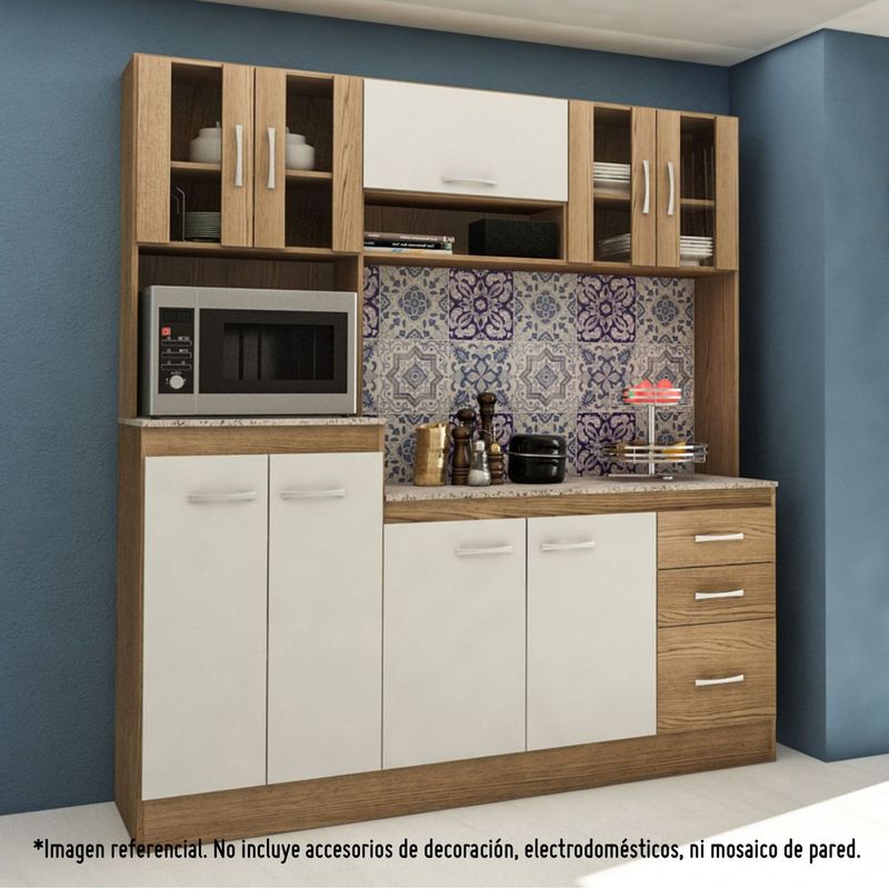 JUST HOME COLLECTION - Alacena Ébano MDP 192x180cm