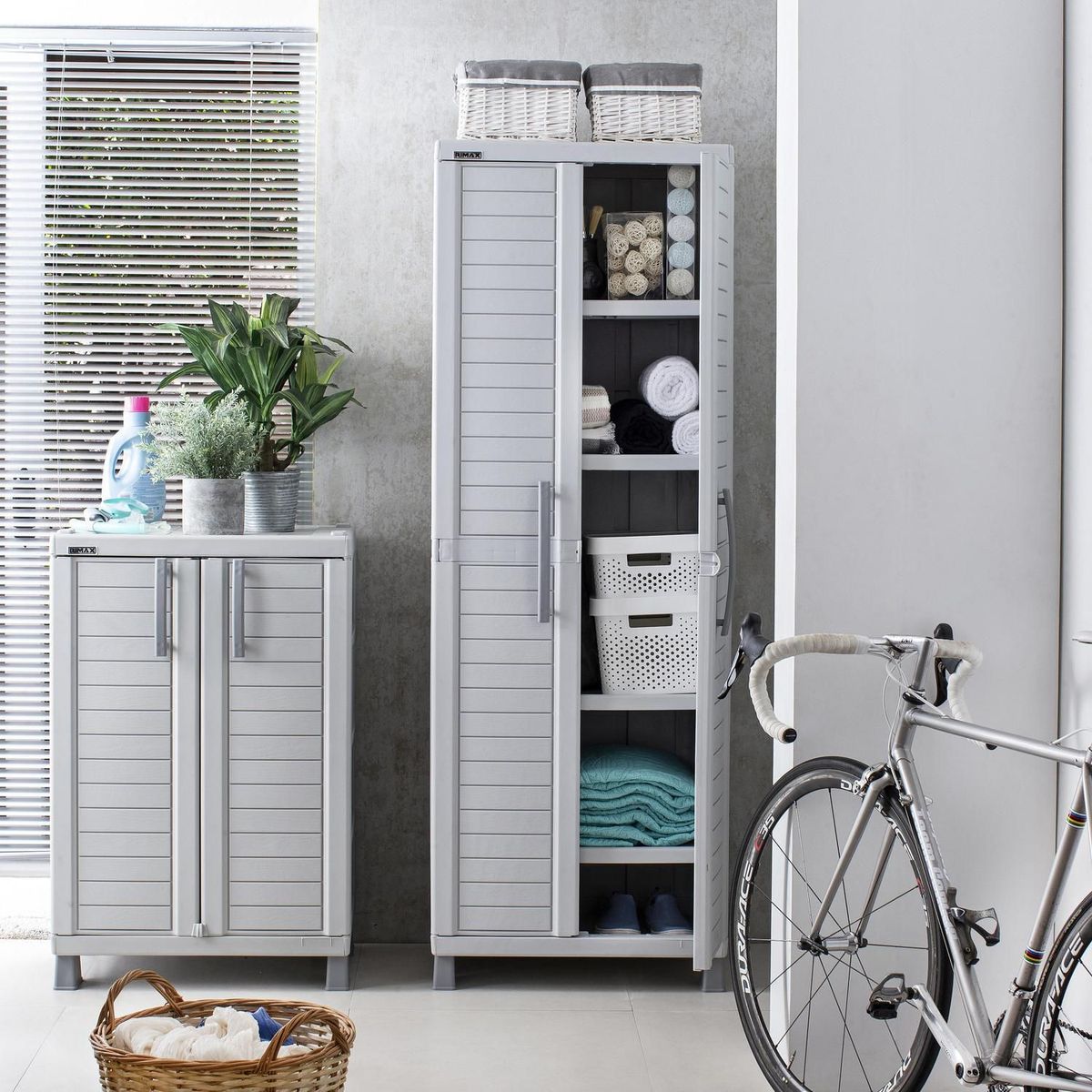 RIMAX - Armario Mediano Baru Gris