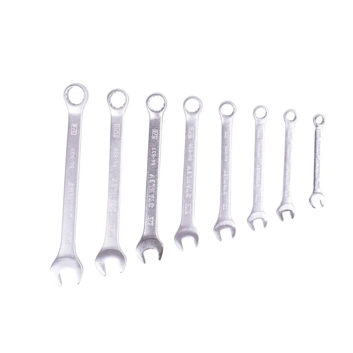 STANLEY - Juego de Llaves Combinadas Stanley 8 Piezas
