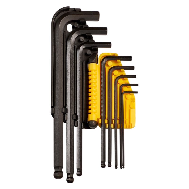 STANLEY - Juego Stanley de 9 Llaves Hex 