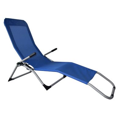 Reposera Plegable Relax 2x1 Azul