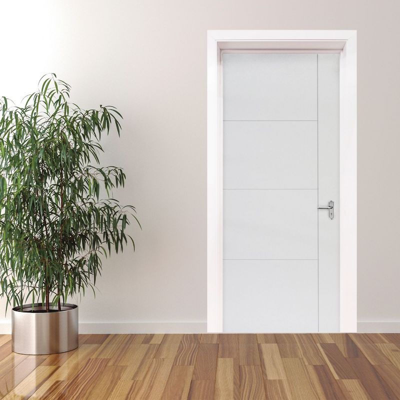 ARES - Puerta Interior Venti HDF 65 x 207 x 4 Blanca