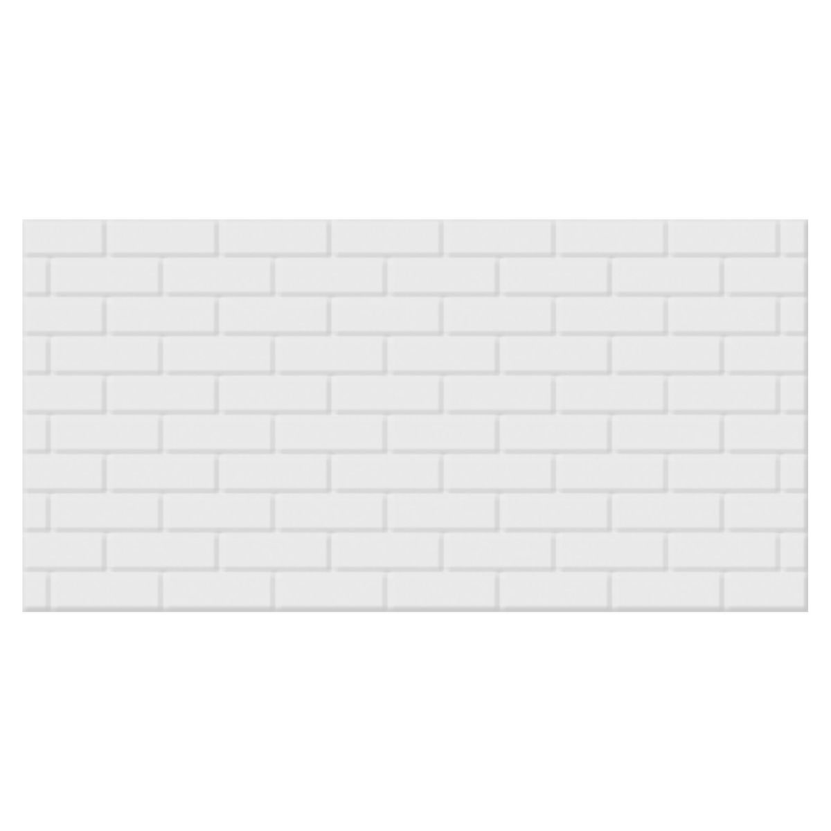 HOLZTEK - Cerámica Brick Memphis Blanco 30x60 cm para piso