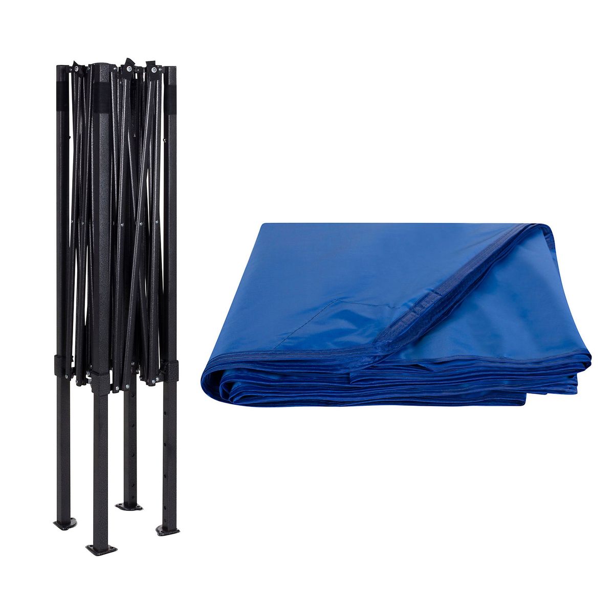 JUST HOME COLLECTION - Toldo Plegable Metal Azul 2X3 M