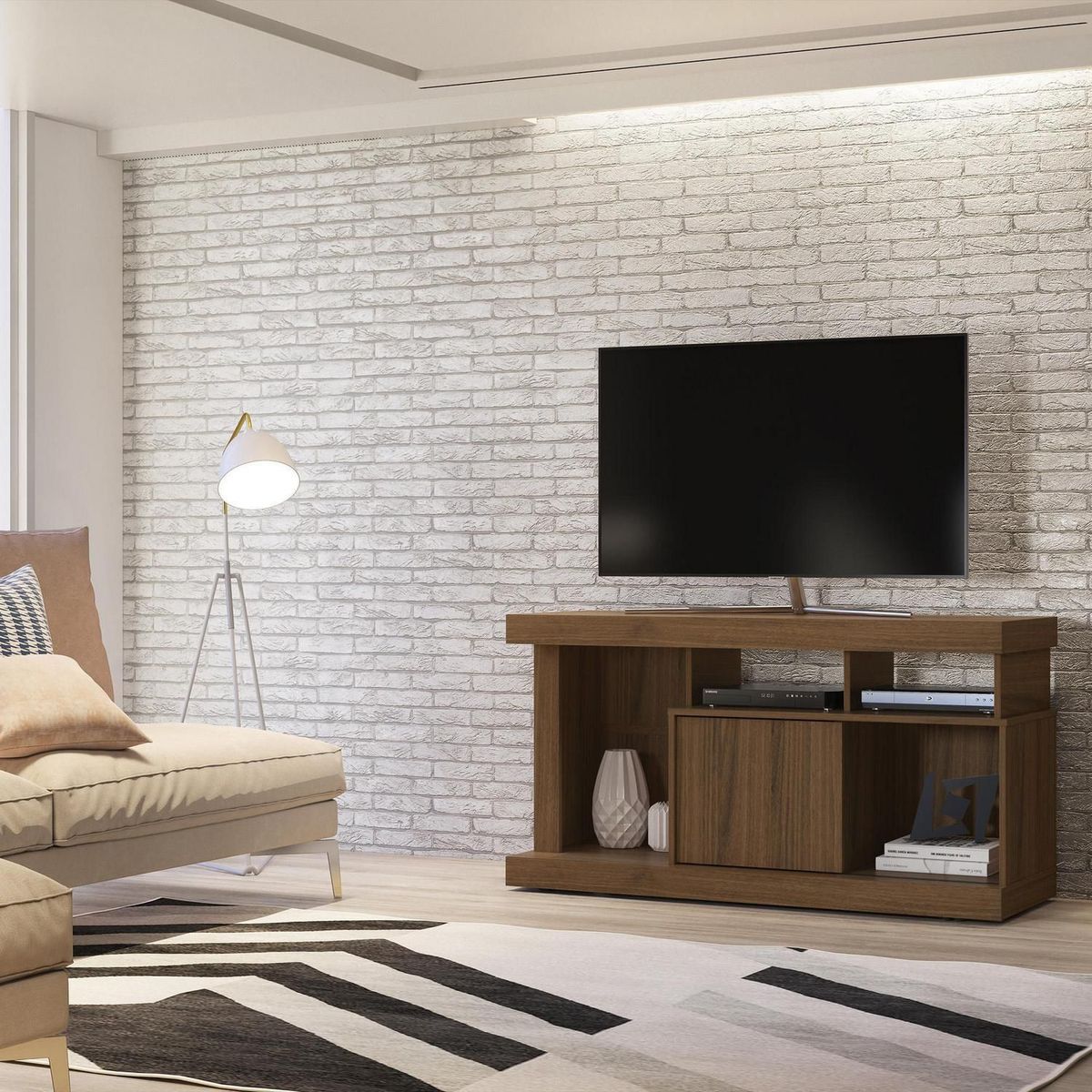 LINEA BRASIL - Mesa de TV Quartzo 50"