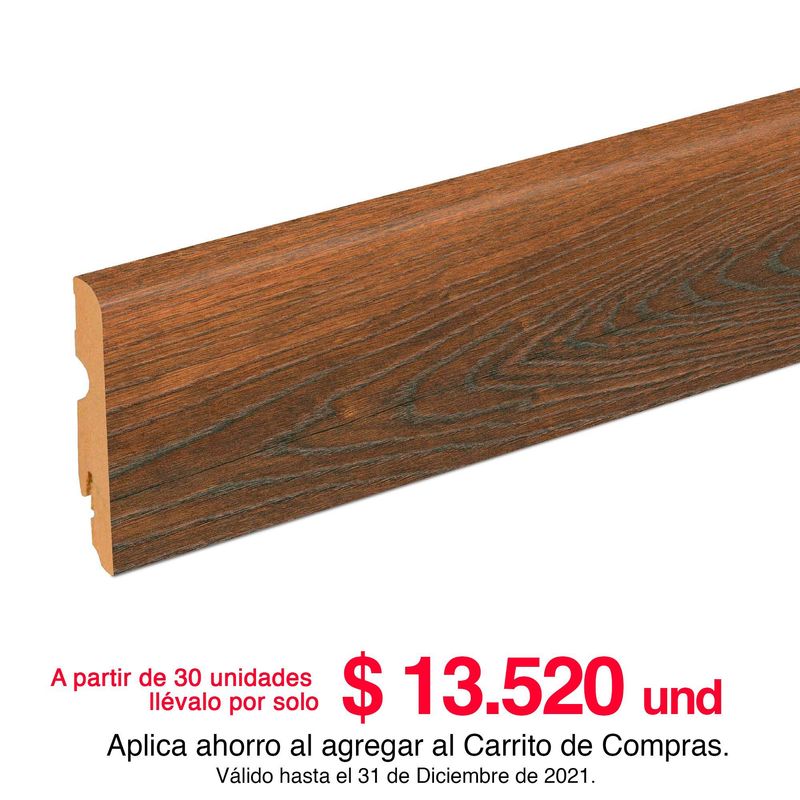 HOLZTEK - Zócalo Petterson Oak Dark