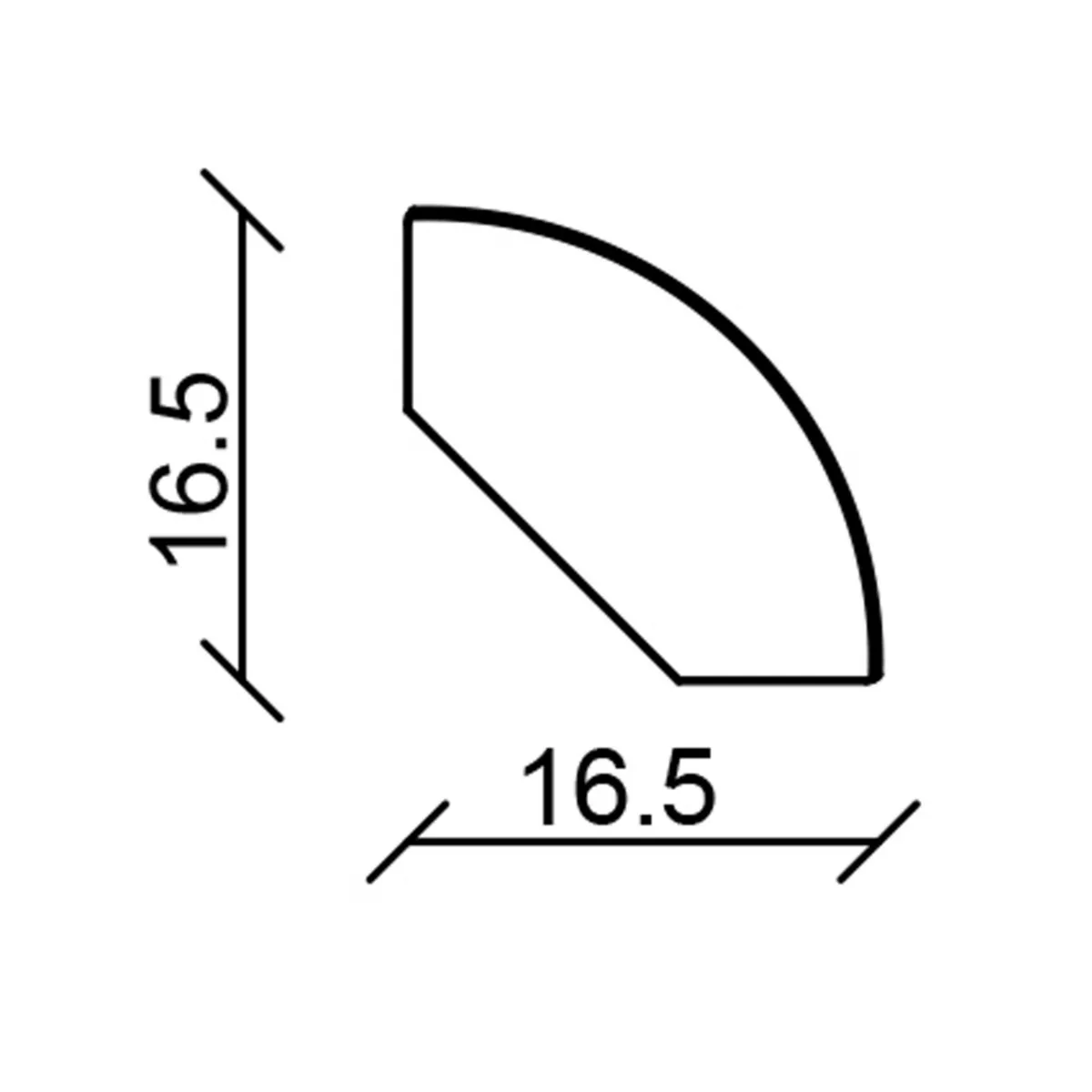 HOLZTEK - Contrazócalo en Madera MDF Capital Oak Blanco