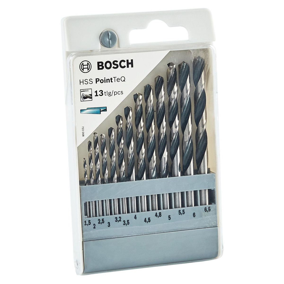 BOSCH - Juego de 13 Brocas Metal HSS PointTeQ Bosch