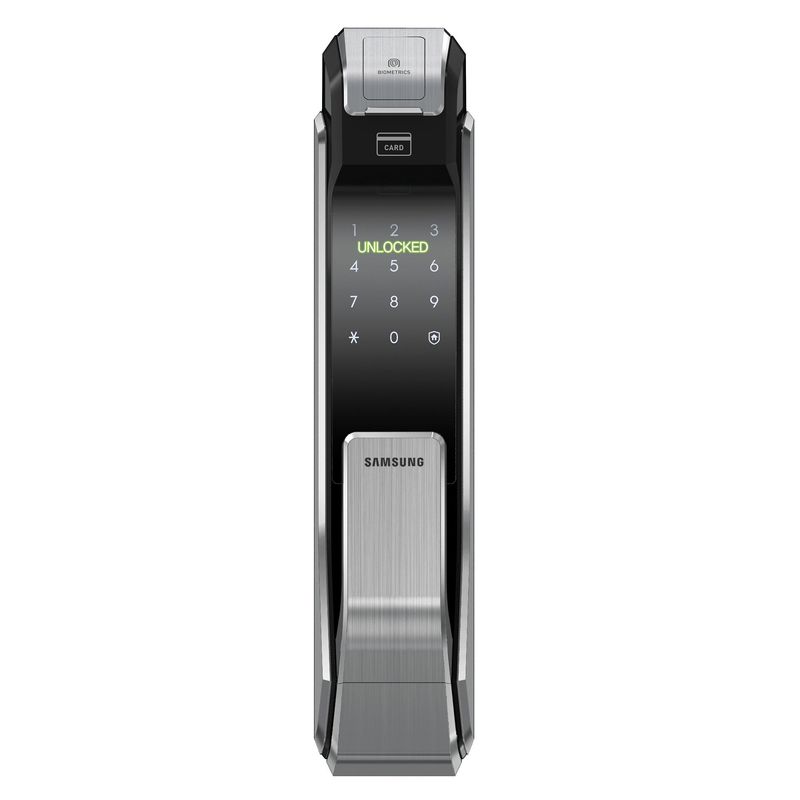 SAMSUNG - Cerradura Inteligente Samsung Push Pull SHS0