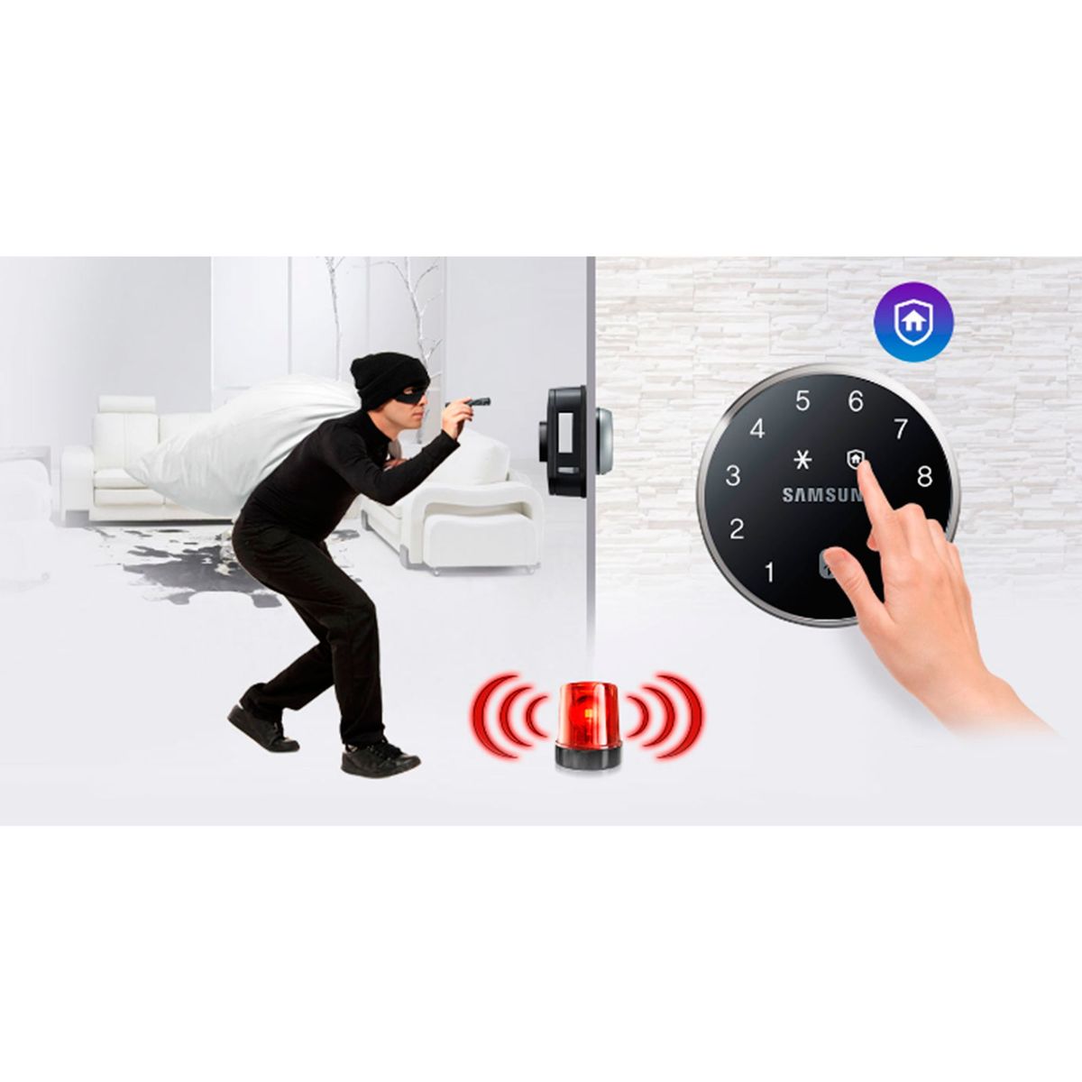 SAMSUNG - Cerradura Digital SHS-D607