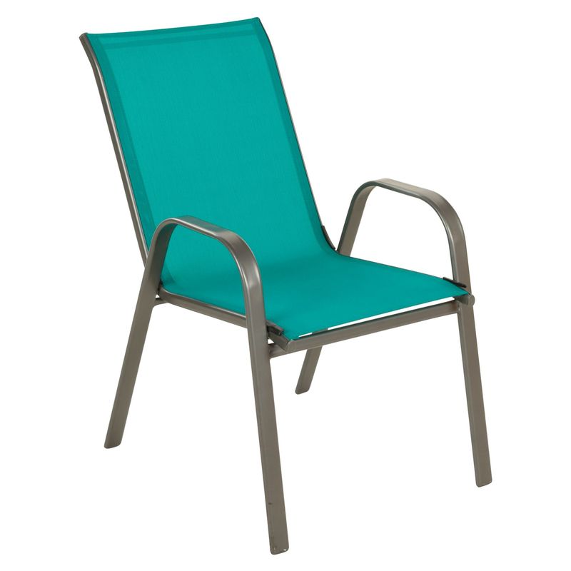 JUST HOME COLLECTION - Silla Sling Textileno Verde Petróleo