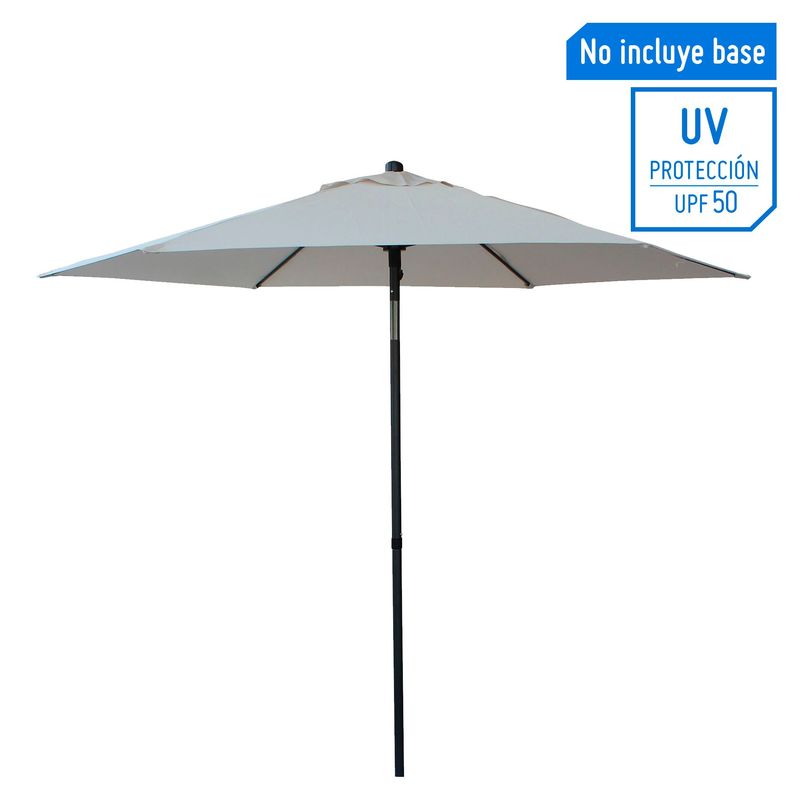 JUST HOME COLLECTION - Sombrilla Para Terraza Natural 2.3m