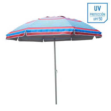 Sombrilla de Playa + UV 50 2m Colores Varios
