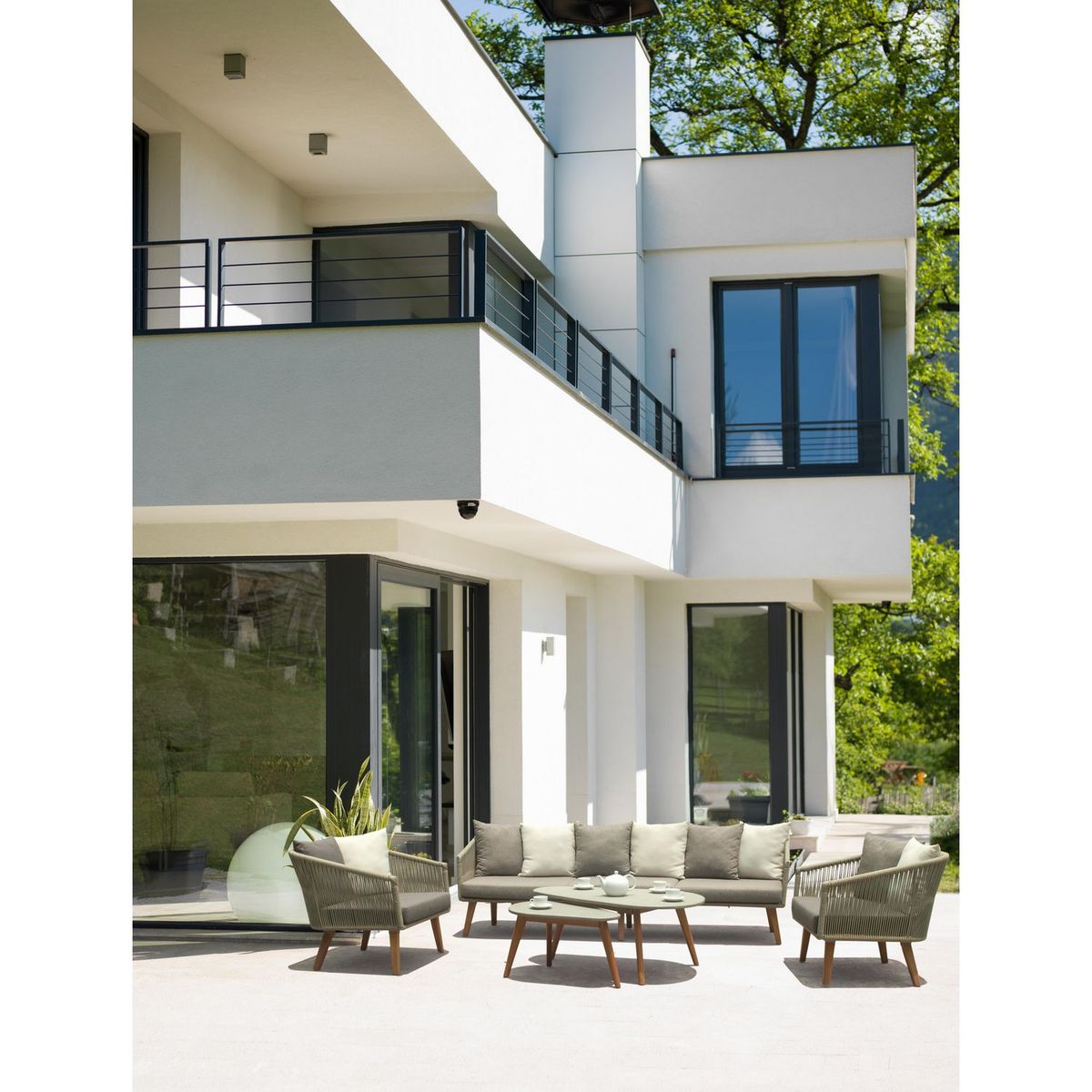 JUST HOME COLLECTION - Juego de Living Toronto 5 personas