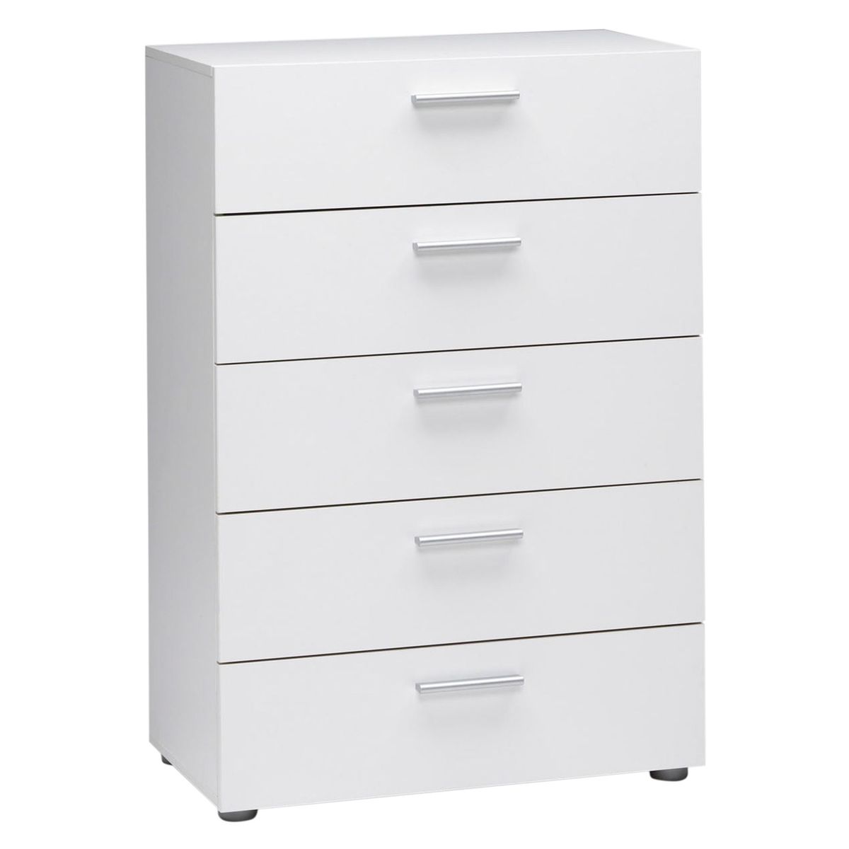 TVILUM - Cómoda Pepe 5 Cajones Blanco