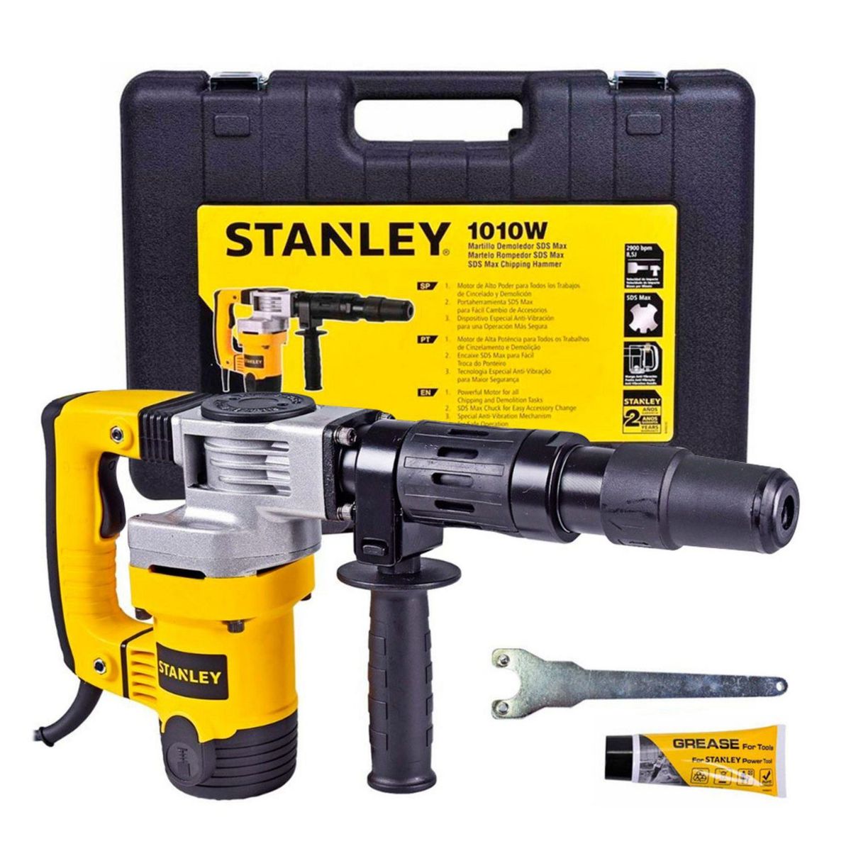 STANLEY - Martillo Demoledor SDS Max Stanley 1010W SHM5K