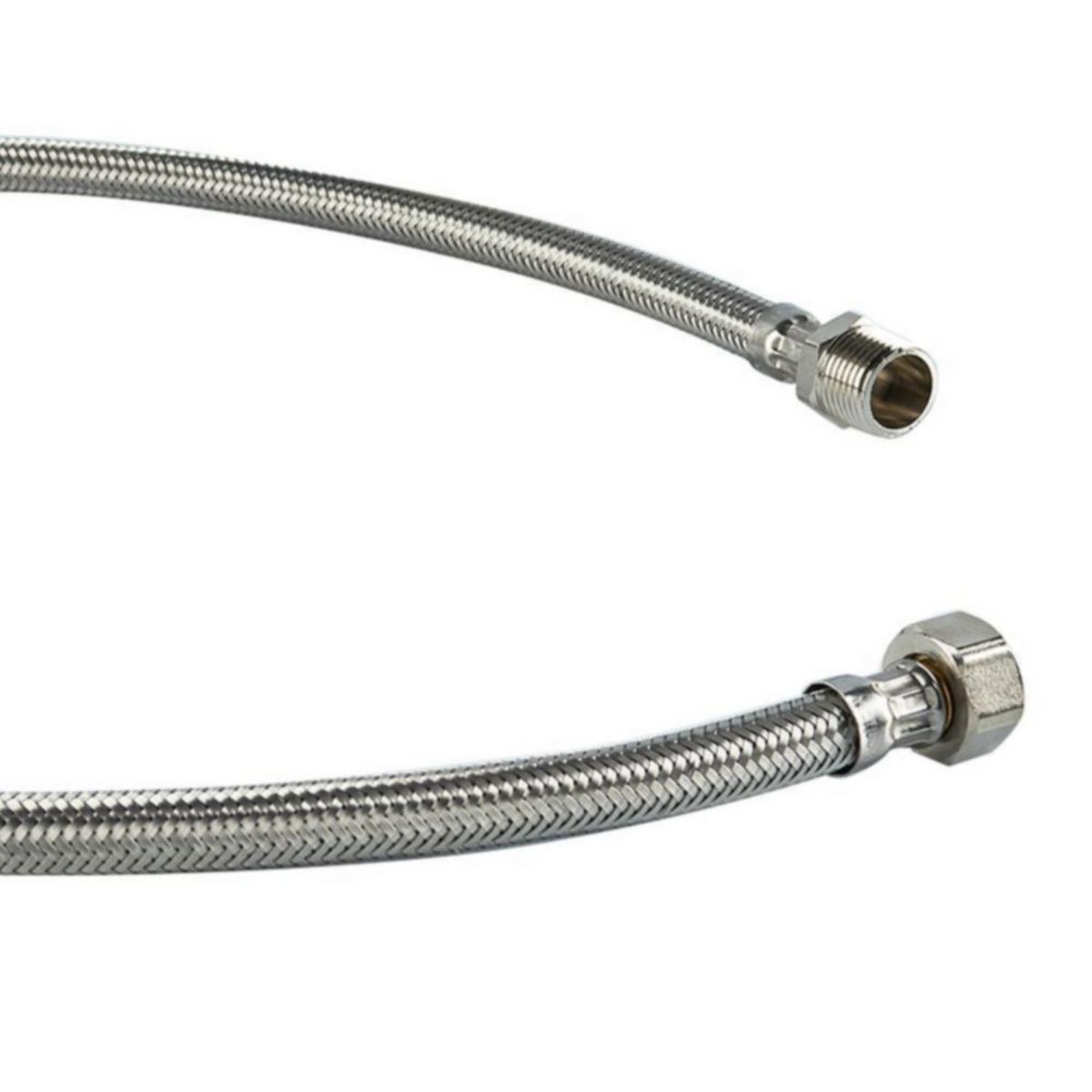 METUSA - Tubo de Abasto Acero 1/2''x1/2''x100cm