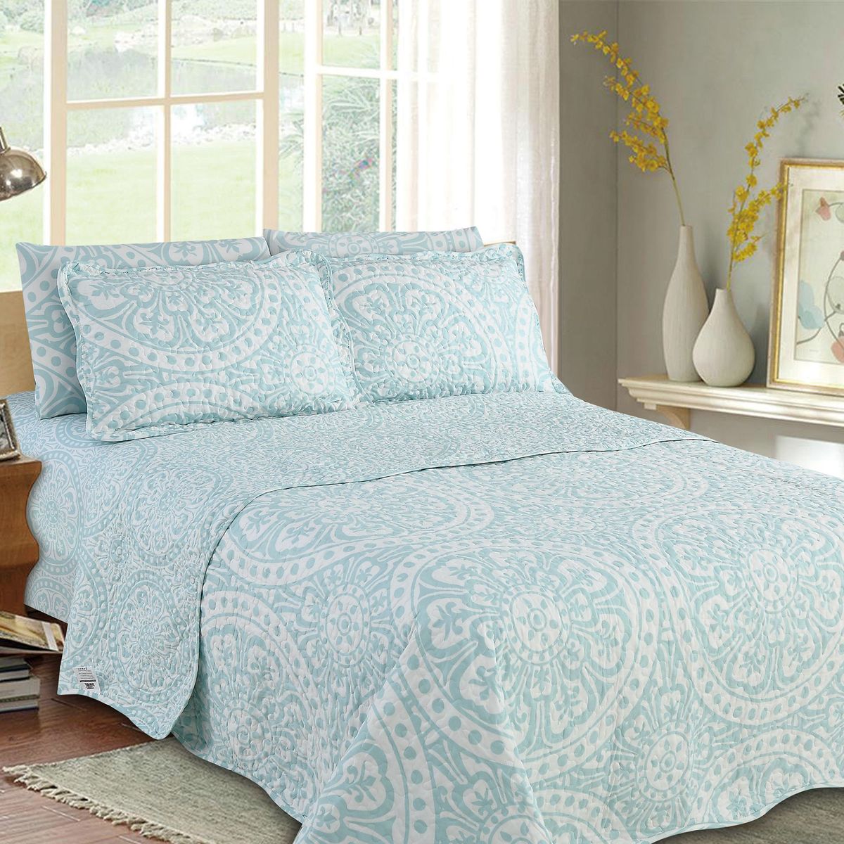 CASA BONITA - Quilt + Sábanas Costa Salema 2 Plazas