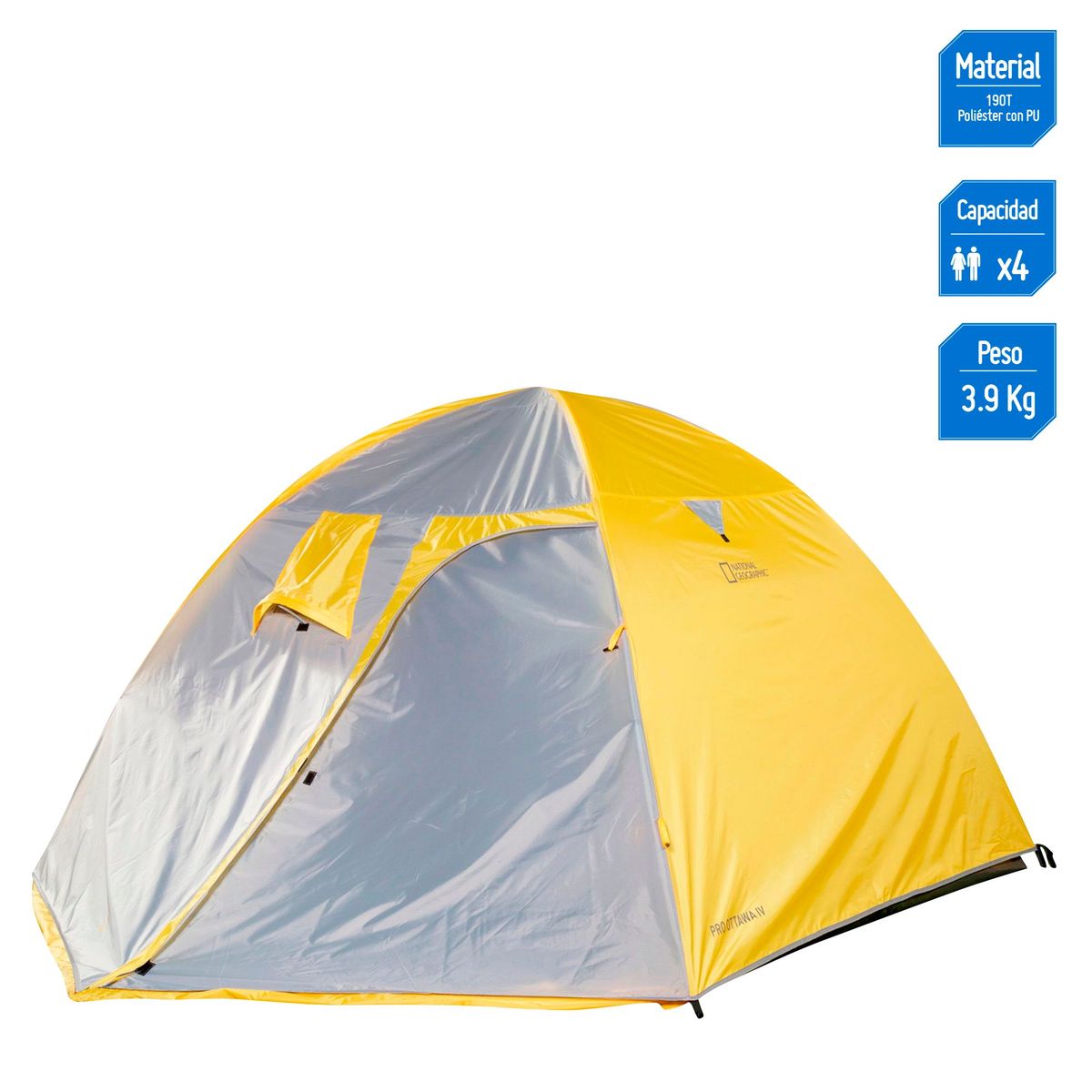 NATIONAL GEOGRAPHIC - Carpa Pro 4 Personas National Geographic Otawa IV