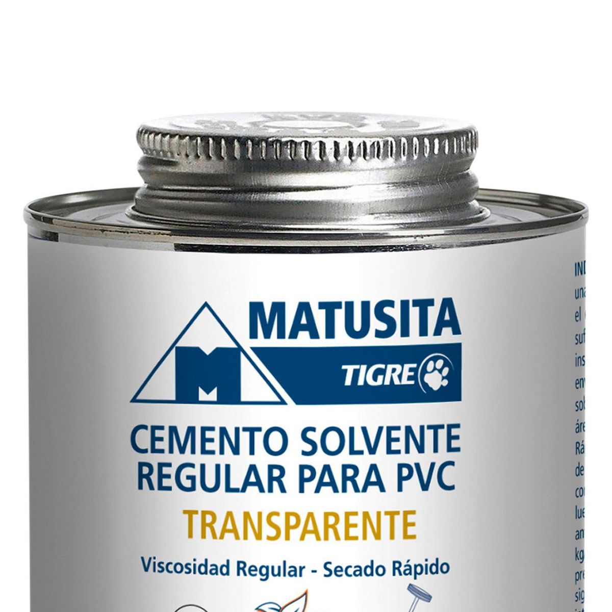 MATUSITA TIGRE - Pegamento para PVC Matusita Dorado 8 oz