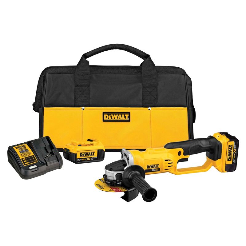 DEWALT - Amoladora Angular Inalámbrica Dewalt 4-1/2" 20V DCG412M2