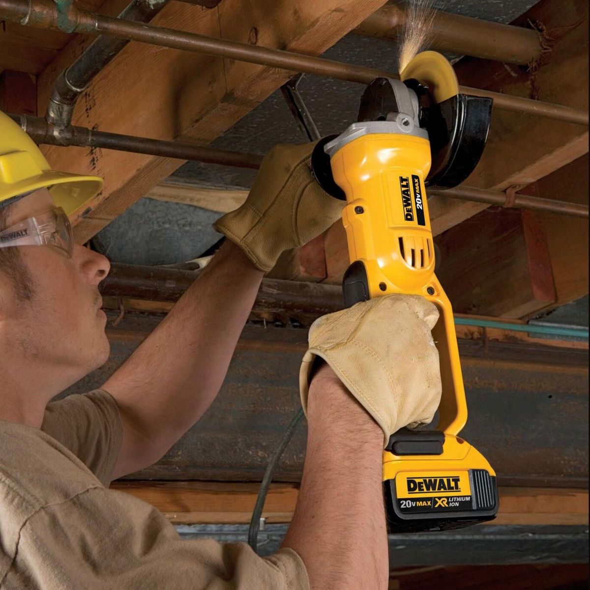 DEWALT - Amoladora Angular Inalámbrica Dewalt 4-1/2" 20V DCG412M2