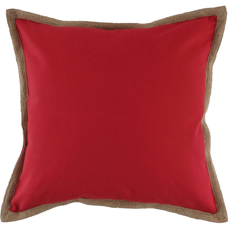 JUST HOME COLLECTION - Cojín Terrazas 50x50 Yute rojo