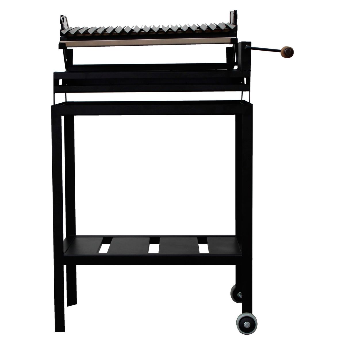 POLINOMIO - Parrilla a Carbón Rectangular Inoxidable 71x96x41cm