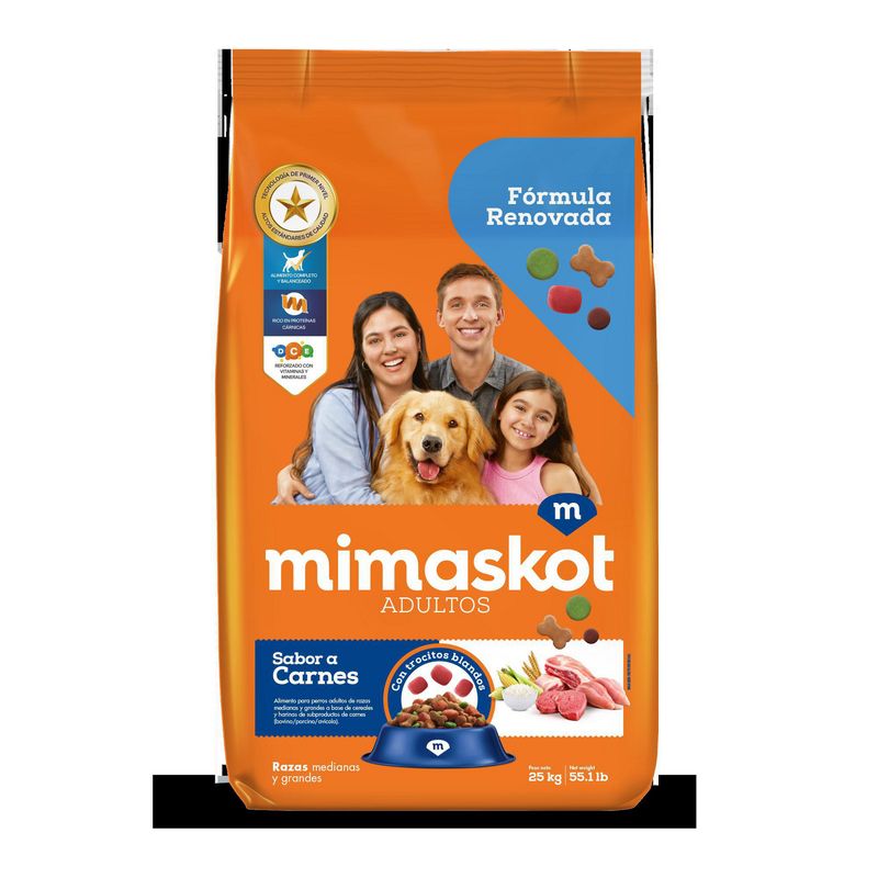 MIMASKOT - Mimaskot adultos 25kg de Carne y cereales