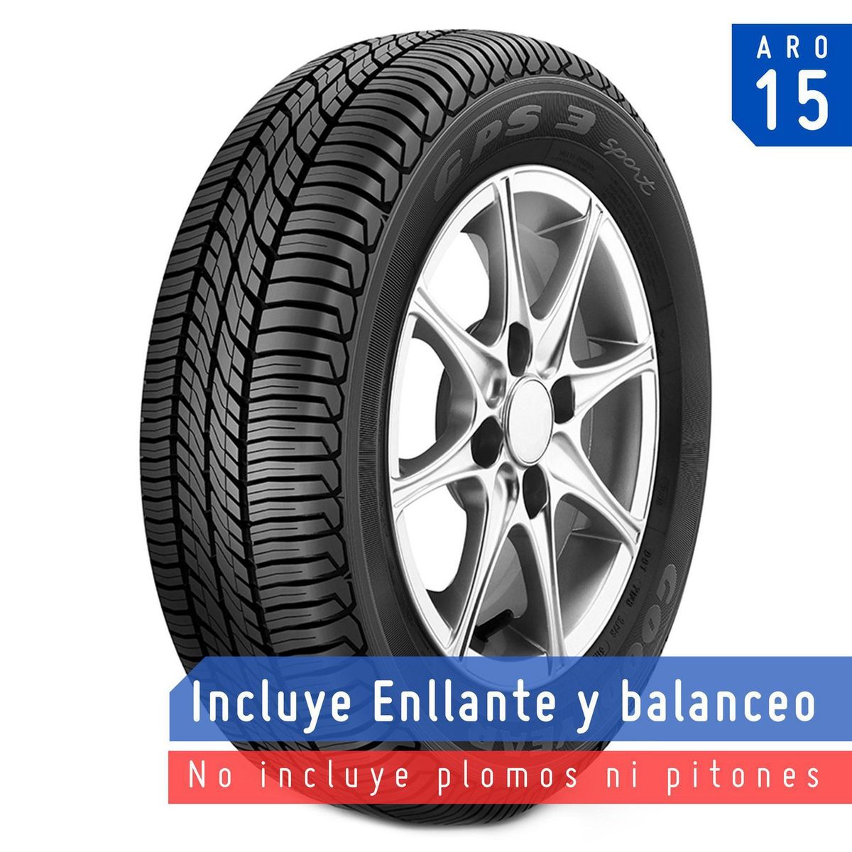 GOODYEAR - Llanta 185/65 R15 GPS 3