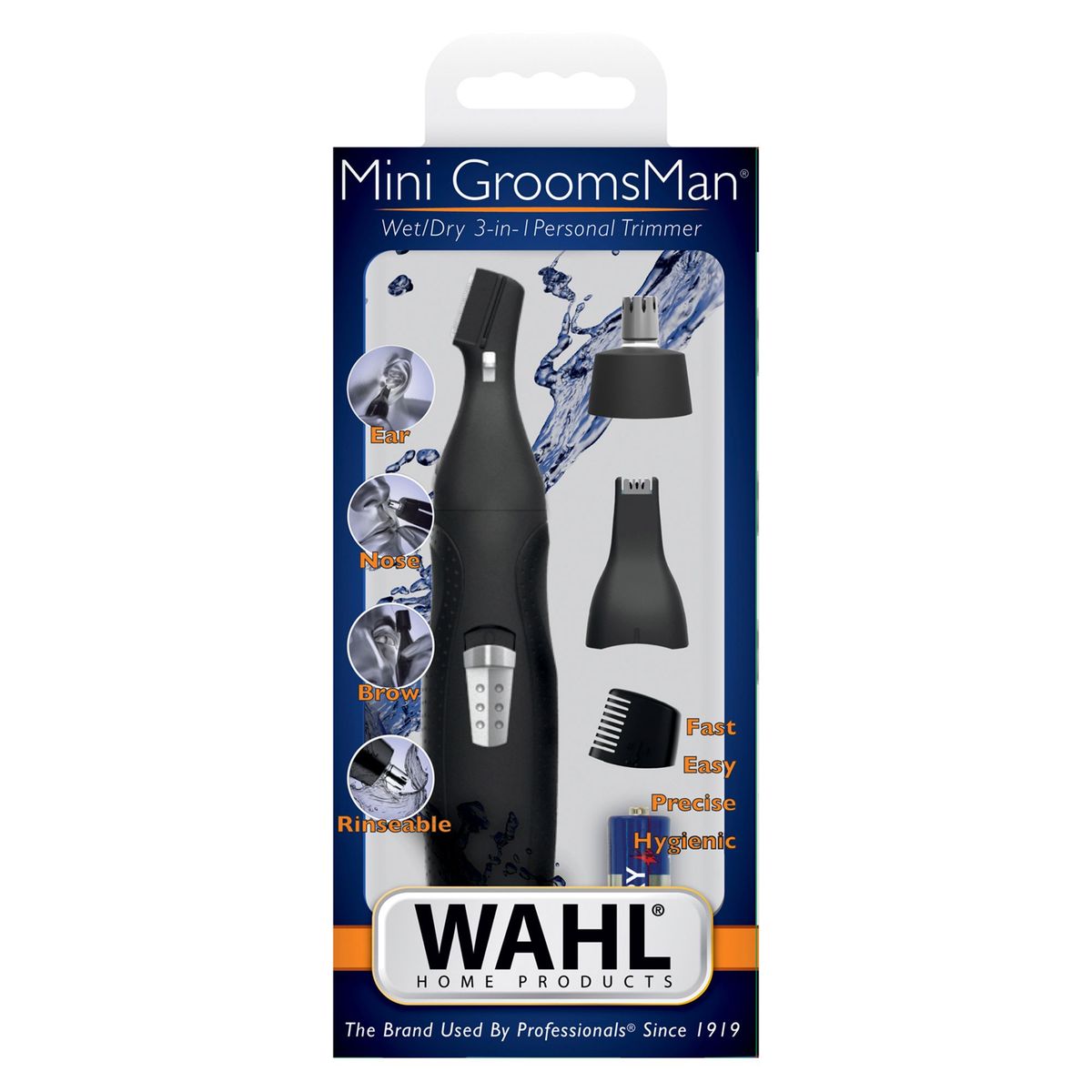 WAHL - Kit Cortador de Vello Nasal, Cejas y Oído 05608-508