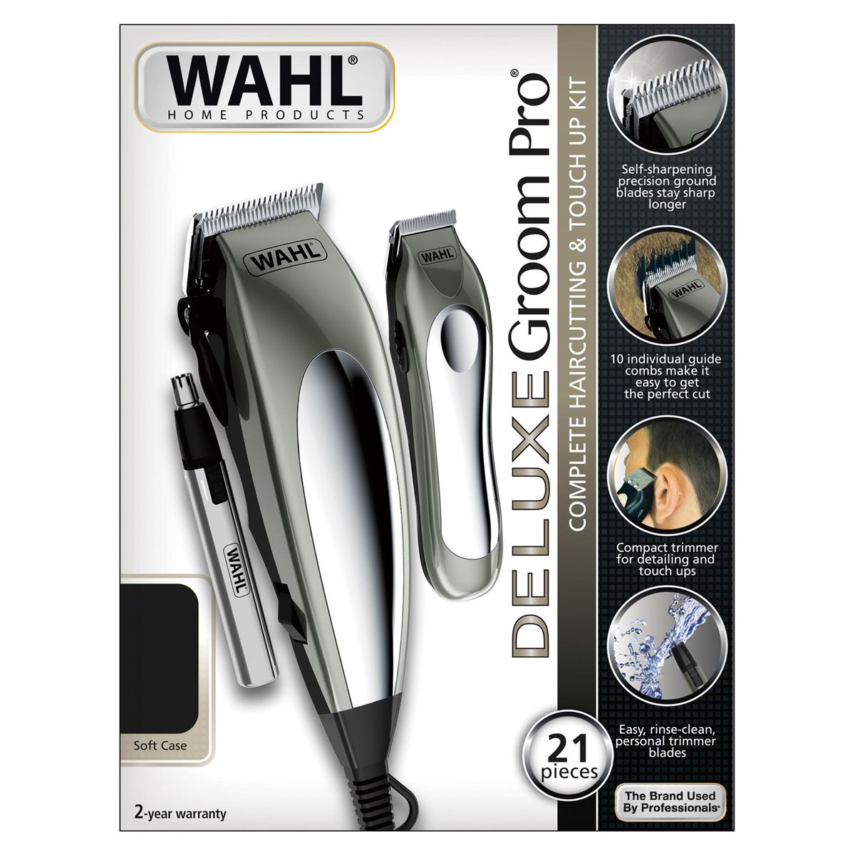 WAHL - Kit de Cuidado Personal Deluxe Groom Pro 79305-3618