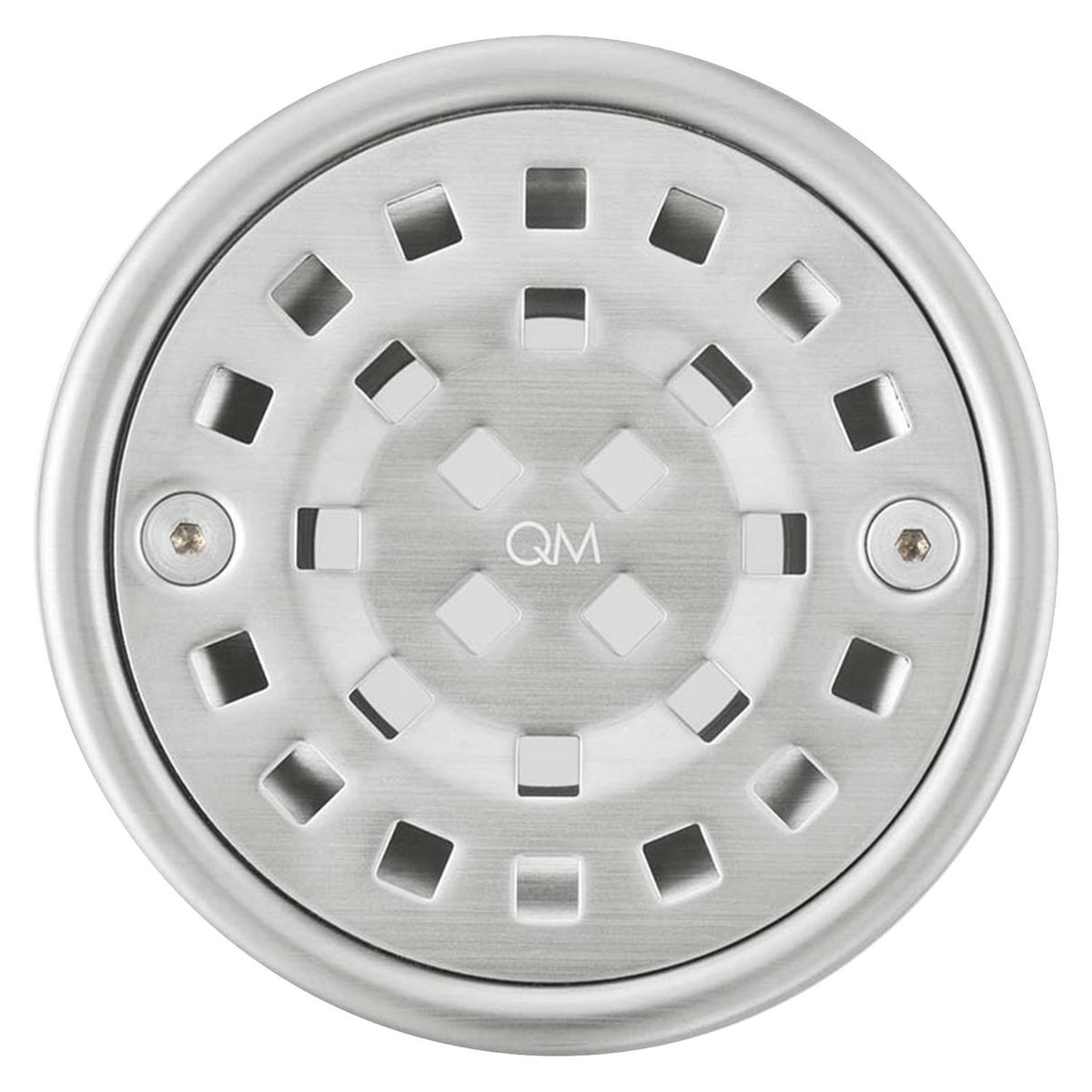 QM DRAIN - Desagüe Bay Circular 4'' Acero Satinado