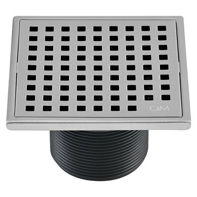 Desag�e Lagos Cuadrado 4'' Acero Satinado