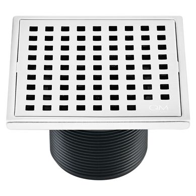 Desag�e Lagos Cuadrado 4'' Acero Pulido